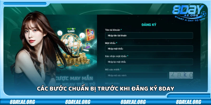 Đăng ký 8Day - Hướng dẫn các bước siêu tốc trong 2 phút