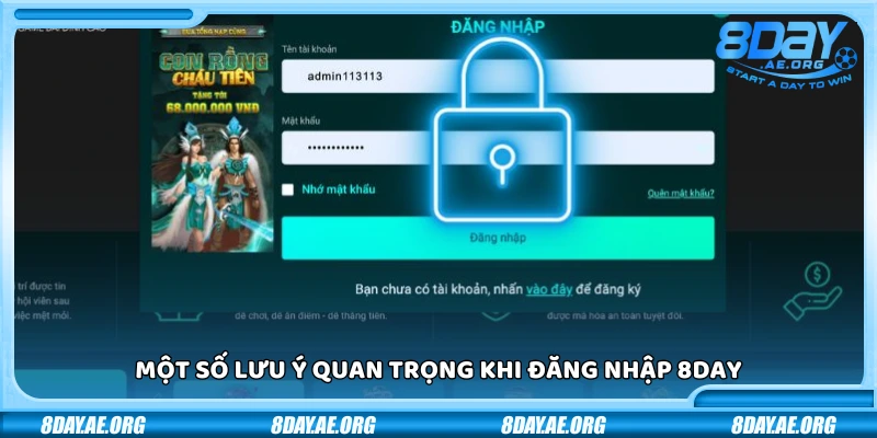 Đăng nhập 8Day – Bắt đầu trải nghiệm cá cược không giới hạn