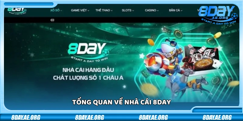 Giới thiệu 8day – Sân chơi giải trí trực tuyến đỉnh cao cho người Việt