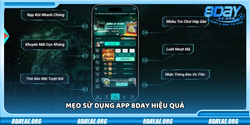 Tải app 8Day – Trải nghiệm siêu tốc chơi mọi lúc mọi nơi