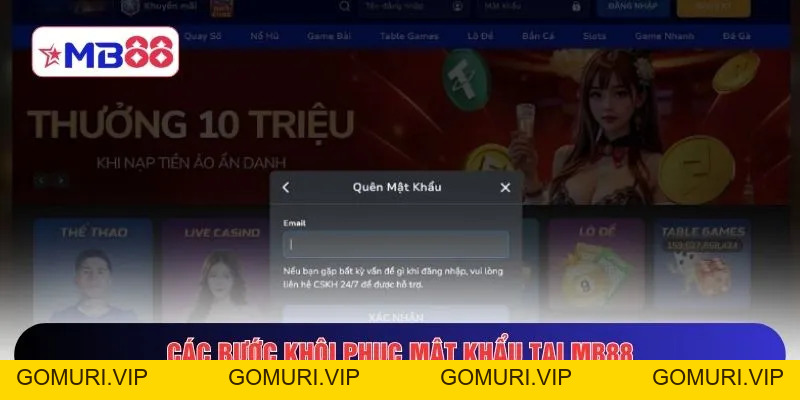Quên Mật Khẩu - 3 Cách Khôi Phục Tài Khoản MB88 Nhanh Nhất